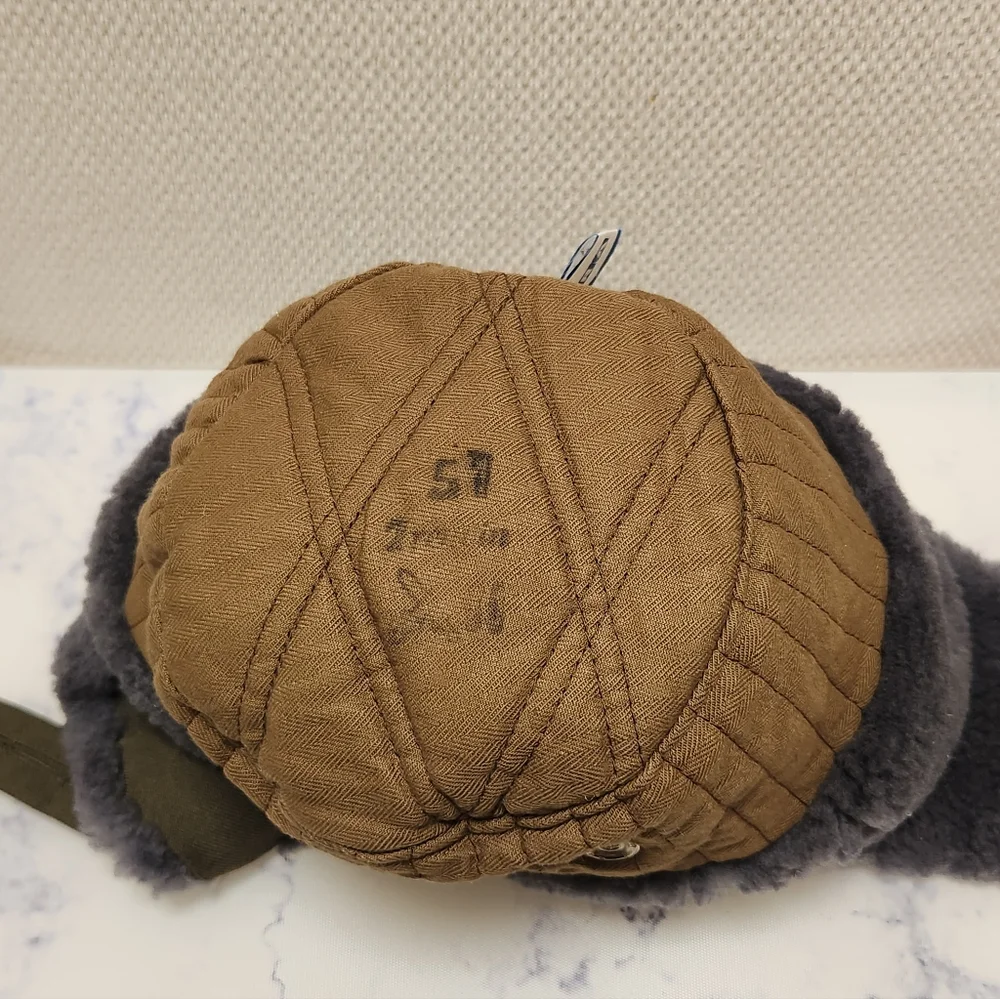 Kara Boys Military Style Green Trapper Warm Hat